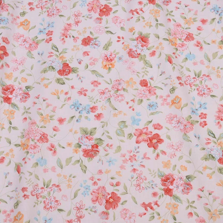 ผ้าคอตตอน 100% ทอทวิล ผ้าเมตร  ลายดอก ลายดอกวินเทจ หน้ากว้าง 1.60 เมตร