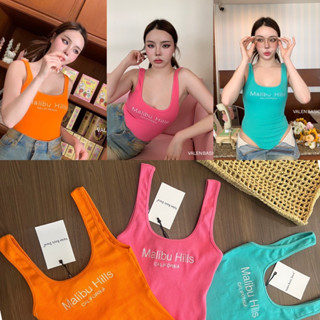 💫New💫(พร้อมส่ง)🏷️Valen "Malibu hills bodysuit” บอดี้สูทสุดจี๊ดด