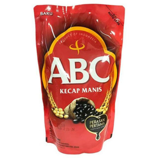 ซีอิ๊วดำหวาน อินโดนีเซีย ABC Saus Manis / Sweet Sauce 500 ml (HALAL) Product of Indonesia (ถุงเติม)