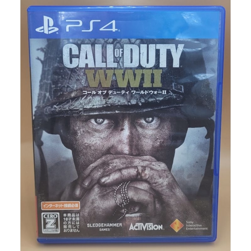 (มือสอง) มือ2 เกม ps4 : Call of Duty WWII / WW2 ภาษาญี่ปุ่น โซน2 แผ่นสวย #Ps4 #game #playstation4