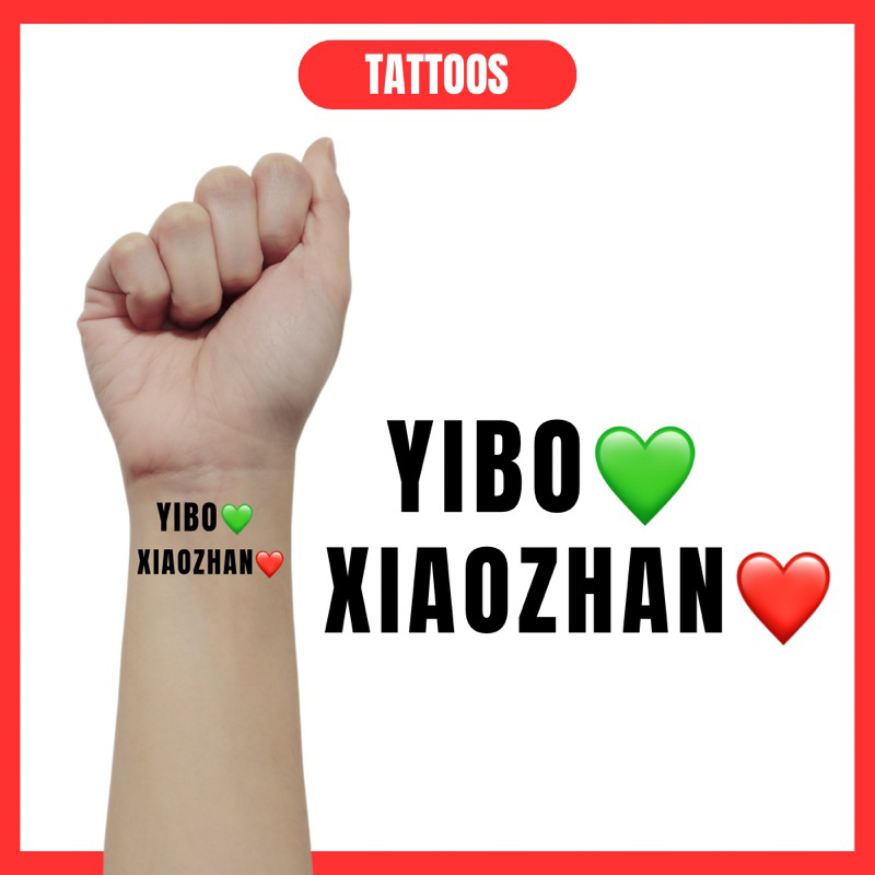 Yibo &amp; Xiaozhan Tattoos