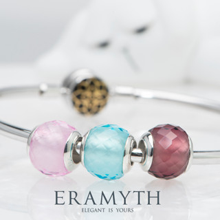 Eramyth jewelry: ชาร์มลูกแก้วคริสตัล 6 สีมงคล ตัวเรือนเงินแท้ 925 คอลเลคชั่น น้องอ้วน รัหส SB-0157 (สินค้าพร้อมส่งจ้า)