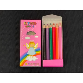 ดินสอสีไม้ 6 สี / 12 สี ตรา BE CARROT สั้น / ยาว สีไม้ราคาประหยัด
