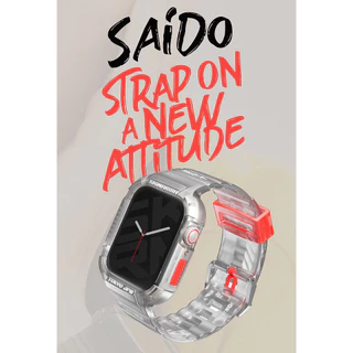 SKINARMA รุ่น Saido เคสและสายสำหรับ Apple Watch Series 4/5/6/7/8/9/SE (44/45 MM)