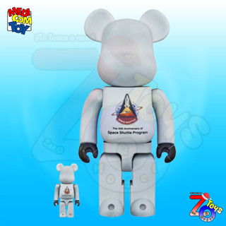 (ของแท้) Bearbrick NASA Space Shuttle (40th Anniversary) 400%+100% แบร์บริค Be@rbrick by Medicom Toy ของใหม่ มือ 1