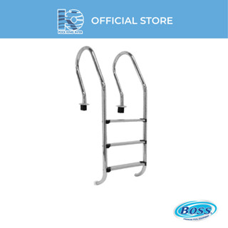 ใช้โค๊ด" NEWXEKS" ลดเพิ่ม 80 บาท บันไดสเตนเลสสำหรับสระว่ายน้ำแบบน้ำล้น Stainless steel Ladder for overflow pool