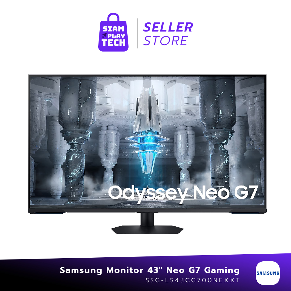 SAMSUNG MONITOR 43" ODYSSEY NEO G7 4K 144H รุ่น LS43CG700NEXXT Gaming monitor (หน้าจอคอมพิวเตอร์)