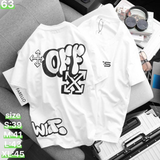 off white เสื้อยืดแขนสั้น