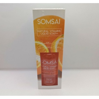 Somsai Natural Vitamins Liquid Soap+ ส้มใส เนเชอรัล วิตามิน ลิควิด โซป+  300 มล.