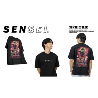 🌈โค้ดSENSEIOMGลด15%🌈เสื้อยืดแขนสั้นOVERSIZE SENSEI x 9LEK 2