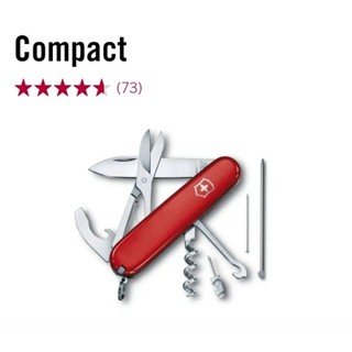 [Genuine] มีดพับอเนกประสงค์ Victorinox รุ่น COMPACT RED (1.3405)