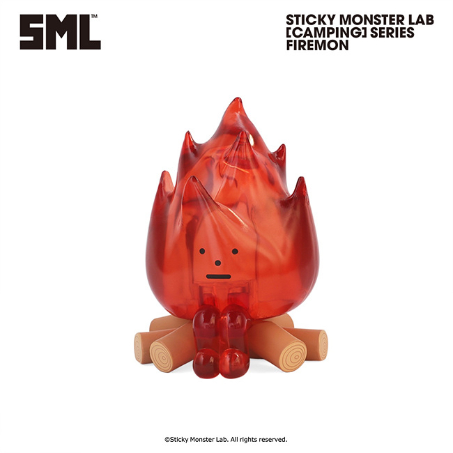 (ตัวลับ) SML Mini Figure - Sticky Monster Lab - Vol.4 - Camping Series - Firemon