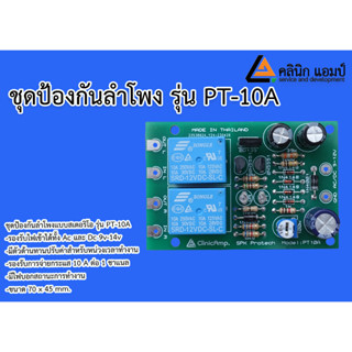 ชุดป้องกันลำโพงแบบสเตอริโอขนาด10a