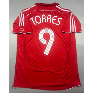 เสื้อบอล ย้อนยุค ลิเว่อพูล เหย้า 2006 พร้อมเบอร์ชื่อ 9 TORRES Retro