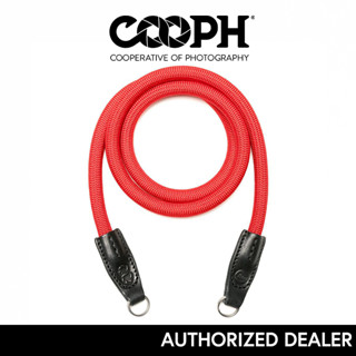 LEICA ROPE STRAP - RED by COOPH [18597] [Steel Ring] 126cm.