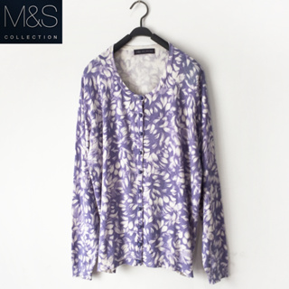 M&amp;S เสื้อคลุมผ้าบาง นุ่มลื่น ผ้าเด้งๆ ยืดได้เยอะ ใส่สบายมากๆ