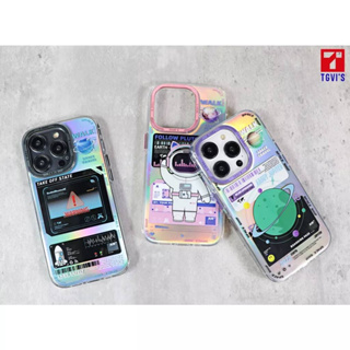 TGVIS  เคสกันกระแทก ขอบTPU หลังแข็ง ลายแฟชั่น iPhone 14 Pro Max