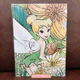 แฟ้ม A4 แบบ 1 ช่อง Disney The Royal Floral Girls Collection แบบ Tinkerbell