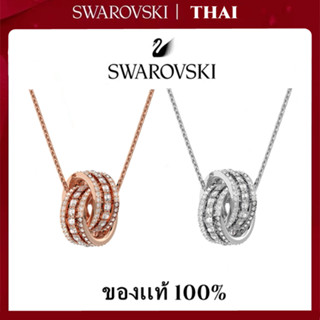 THAI🏅Swarovsk สร้อยคอ แท้ Further Pendant Necklace ส้อยคอแฟชั่น สร้อยคอพร้อมจี้ สร้อยคอคู่ 100%