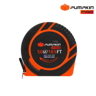 PUMPKIN PRO พัมคินโปร เทปวัดที่สายเหล็ก เคลือบไนล่อน 3 SPEED 30M PTT-3XS30C / 50M PTT-3XS50C