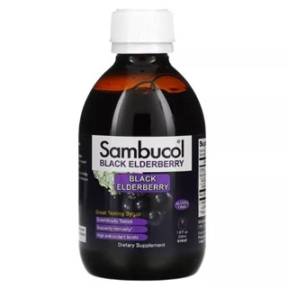 เอลเดอร์เบอร์รี่  เสริมภูมิคุ้มกัน Sambucol, Black Elderberry Syrup, 7.8 fl oz (230 ml)