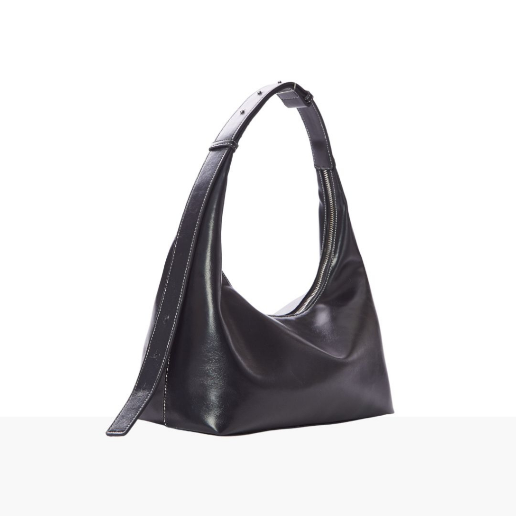 (**พร้อมส่ง) knack.bag - Hobo (L)- Black (สีดำ)