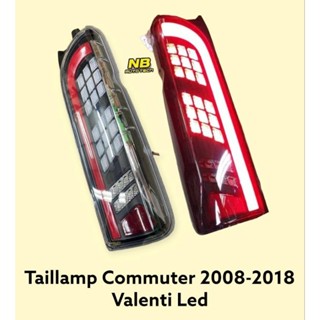 ไฟท้าย รถตู้ commuter ปี 2008-2018 Valenti Led ไฟท้ายแต่ง hiace รถตู้ led ลายวาเลนติ us