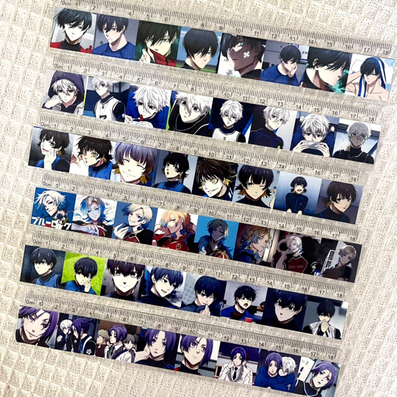 สั่งให้ครบ 150 บาท ส่งฟรี ไม้บรรทัด Blue lock ขังดวลแข้ง anime bluelock isagi