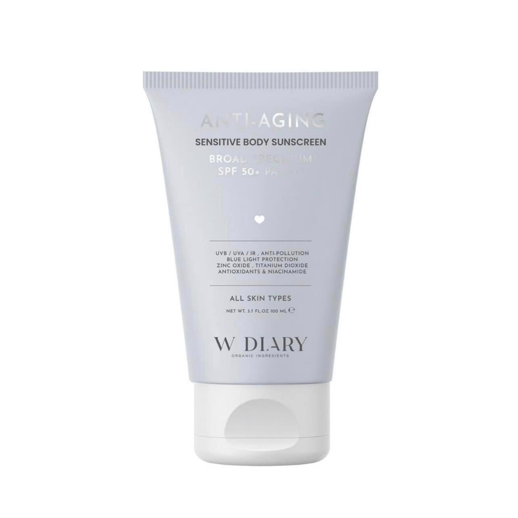 WDIARY Anti-Aging Sensitive Body Sunscreen 100 ml. (กันแดดสำหรับผิวกาย)