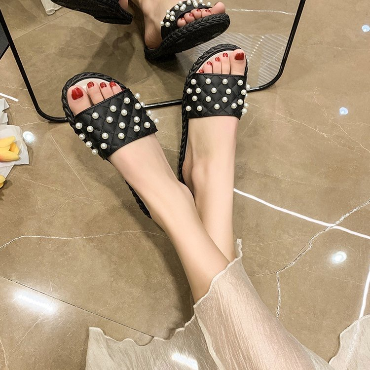 รองเท้าแตะผุ้หญิงแบบสวมสีพาสเทวพื้นนิ่ม น้ำหนักเบาใส่สบาย รุ่น2028 - รูปที่ 3