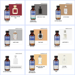 หัวน้ำหอม 🏆【 มาตรฐาน IFRA 】(30 ml) BLISS หัวเชื้อน้ำหอม กลิ่น แบรนด์ สำหรับทำฉีดตัว