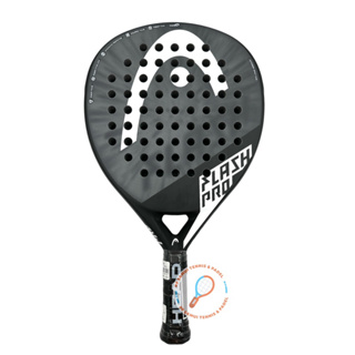 ไม้พาเดล เทนนิส tennis Padel Racket Head Flash Pro สี ดำ ขาว หนัก 365 ของแท้ พร้อมส่ง