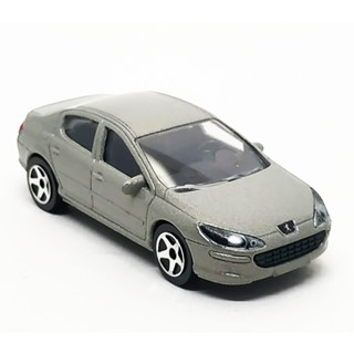 "รถเหล็กมาจอเร็ต Majorette Peugeot 407 สีเมทัลลิกเงิน ขนาด 1/64 ยาว 8 cm มือสอง #001