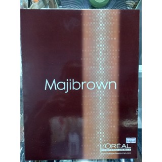 ชาร์ทสี แผงสี ลอรีอัล มาจิบราวน์ loreal Majibrown