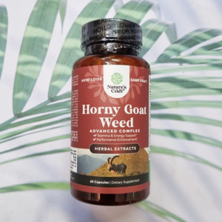 50% Sale!!! อาหารเสริมจากธรรมชาติ Horny Goat Weed Herbal Complex Extract 1000 mg 60 Capsules (Natures Craft®)