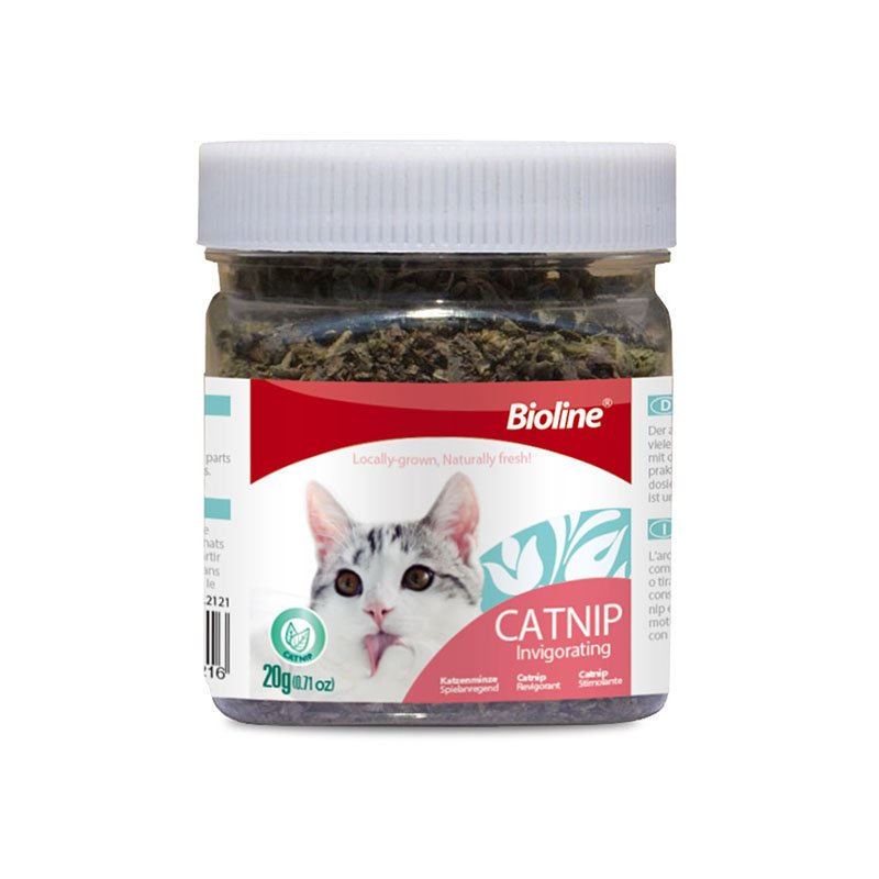 ผงแคทนิปแมว ขนาด20g.(กระปุก) ช่วยให้แมวคลายเครียด