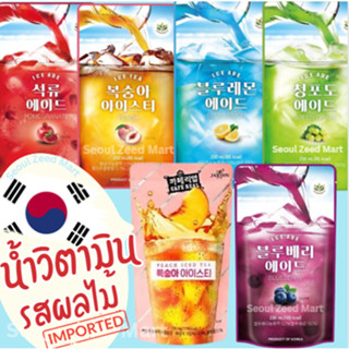 น้ำวิตามินถุงเกาหลีตัวฮิต น้ำถุงเกาหลี น้ำวิตามิน Balance Grow Fruit Juice  230ml