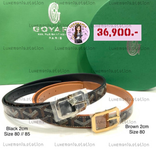 👜: New!! Goyard Belt 2 cm. ‼️ก่อนกดสั่งรบกวนทักมาเช็คสต๊อคก่อนนะคะ‼️