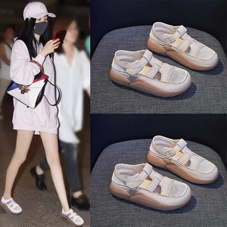 พร้อมส่งในไทยทุกวัน รองเท้าเพื่อสุขภาพส้นหนา 4 เซน รุ่น CR601