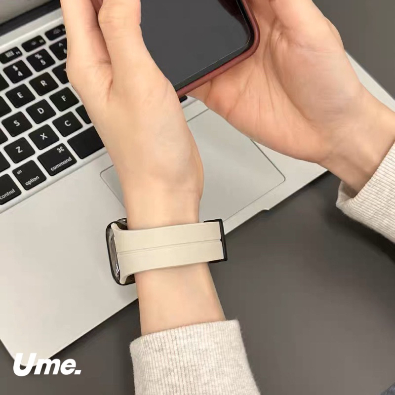 Lockยาง สายนาฬิกา watch ultra10 9 8 7 6  5 4 3 สายนาฬิกา smart watch ปรับง่าย 41/44/45/49/46mm  smart watch strap