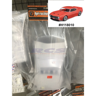 HPI 118010 บอดี้ 1968 CHEVROLET CAMARO ยังไม่ได้ตัดเจาะและทำสี wheelbase 255mm ความกว้างประมาณ F200/R210mm