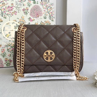 ของแท้100%พร้อมส่งที่ไทย🎏Tory burch willa small shoulder bag  87863 ครอสได้ สะพายไหล่ได้ค่ะ
