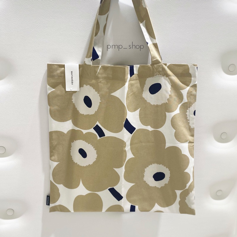 (โค้ด 15DD300 ลด15%) Marimekko Unikko Totebag ของแท้ 100% รับประกัน