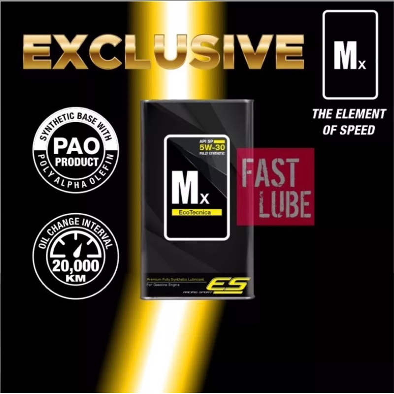น้ำมันเครื่องสังเคราะห์แท้ Mx AutoTecnica 5W-30