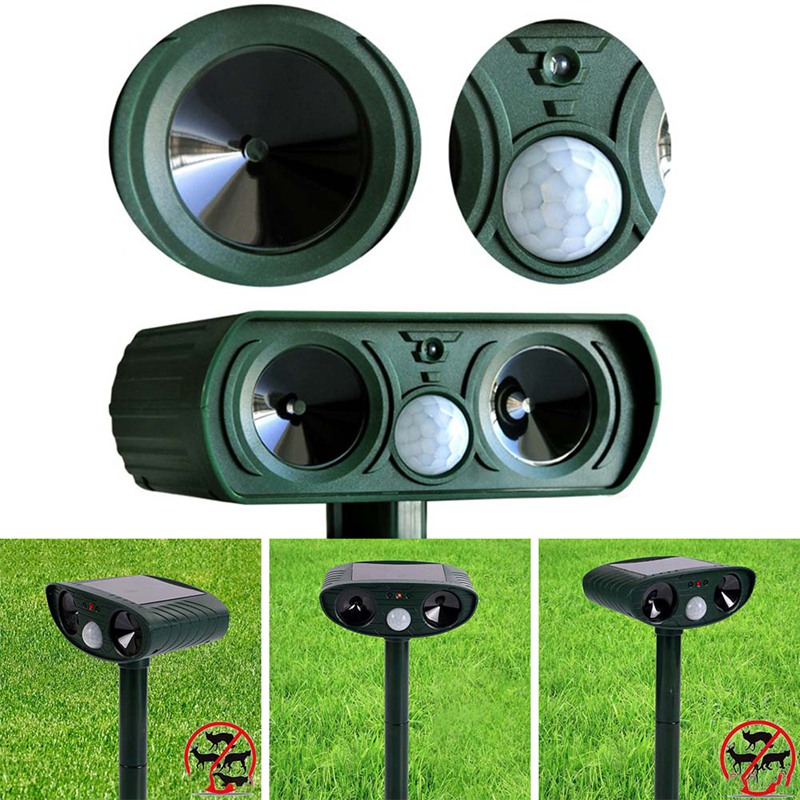 เครื่องไล่นก ไล่สัตว์ อัลตราโซนิก 360°เครื่องไล่สัตว์
