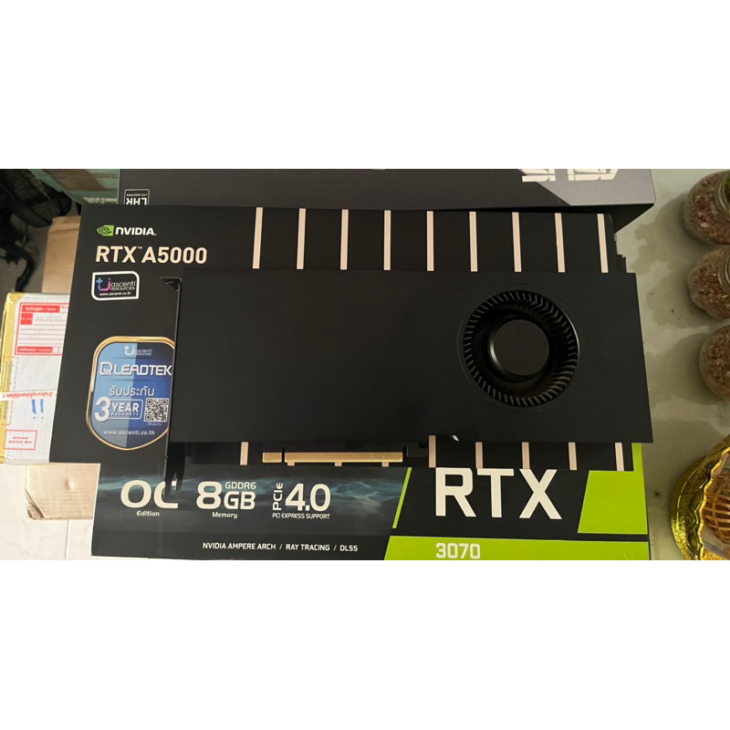 การ์ดจอ QUADRO RTX A5000/24GB (มือสองประกันศูนย์ไทย2ปี) มือ1 80,000+