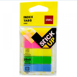 อินเด็กซ์ โพสอิท กระดาษโน้ต Post-it stick up 43x12mm. A102