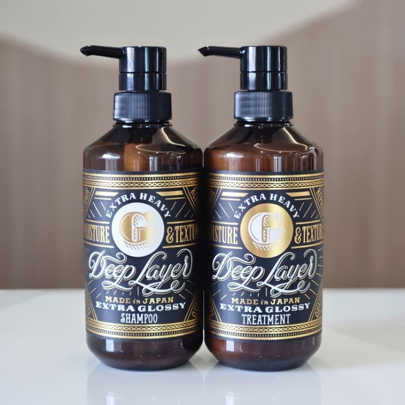 [พร้อมส่ง] Deep Layer Extra Glossy Shampoo/Treatment แชมพู ทรีทเม้นท์ เหมาะกับผมเส้นใหญ่