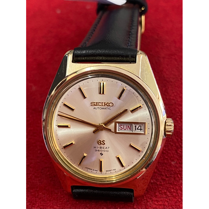 Seiko GS HI-BEAT36000 25 jewels Automatic ตัวเรือนทองหุ้ม นาฬิกาผู้ชาย มือสองของแท้