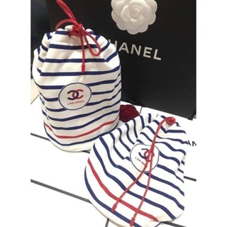 กระเป๋าเครื่องสำอางค์Chanel L’air Marin GWP Drawstrings Pouch